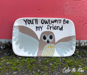 Torrance Owl Plate