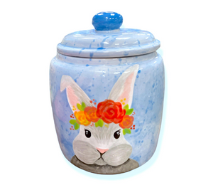 Torrance Watercolor Bunny Jar