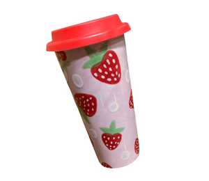 Torrance Strawberry Travel Mug