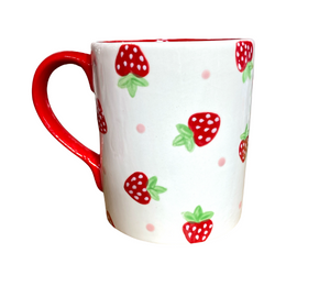 Torrance Strawberry Dot Mug