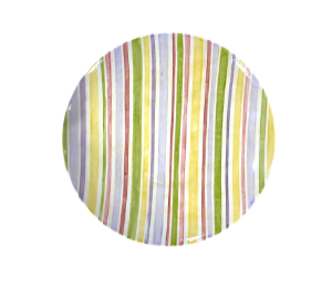 Torrance Striped Fall Plate
