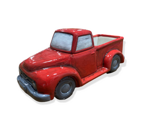 Torrance Antiqued Red Truck